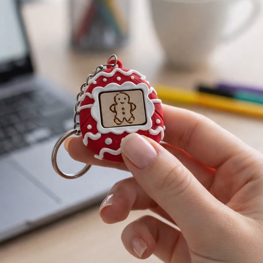 Sanal Bebek Clicker Anahtarlık - Anahtarlık