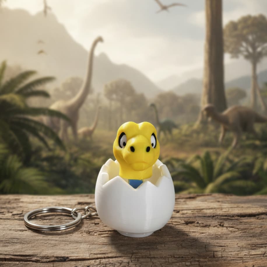 Dinozor Clicker Anahtarlık - Anahtarlık